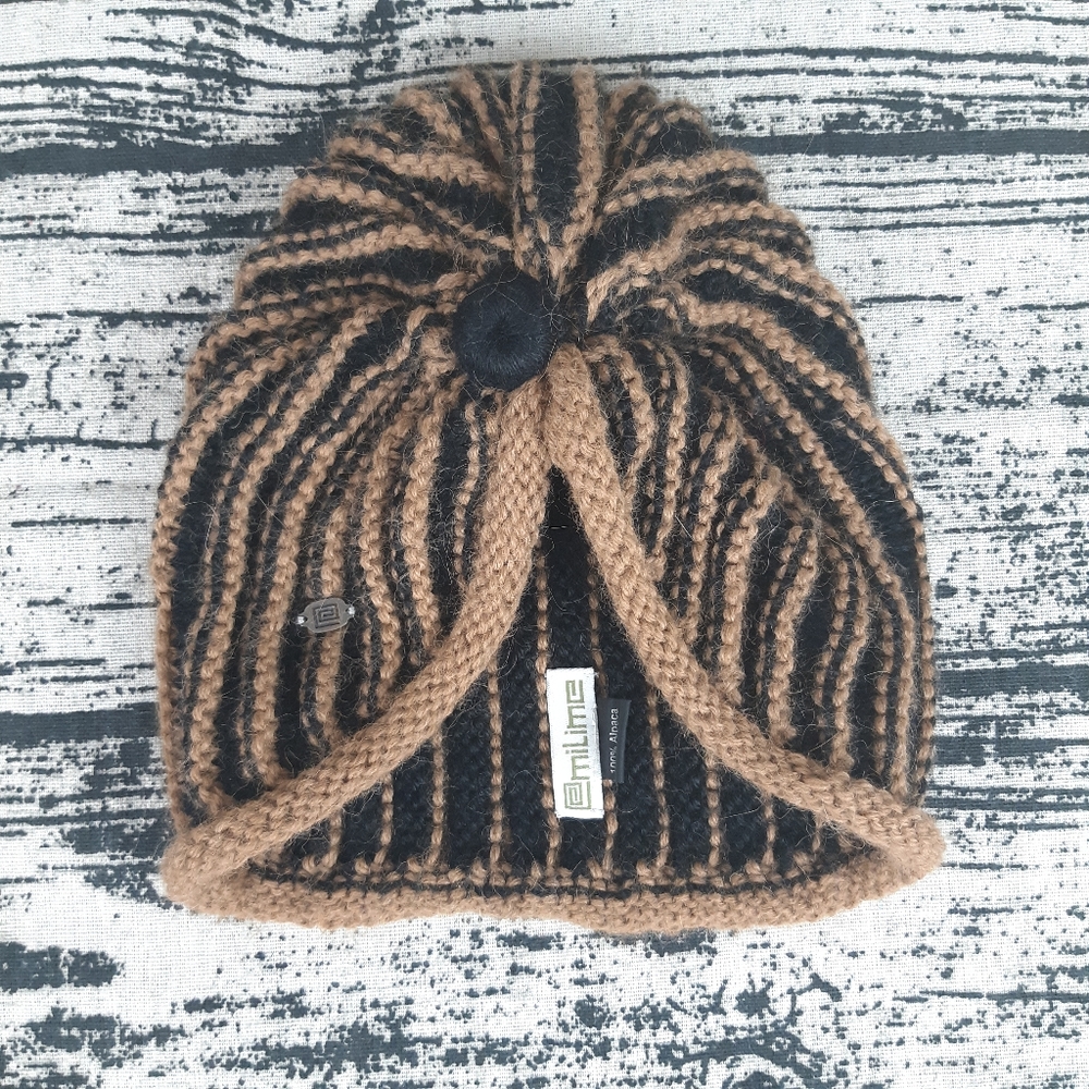 Emilime 100% Alpaca Knot Turban